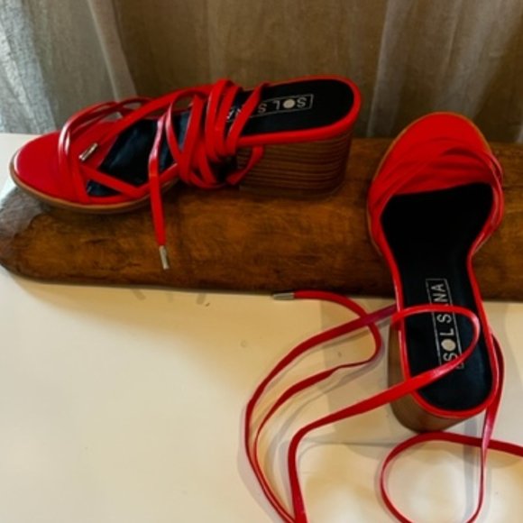 Anthropologie Shoes - Anthropologie Strappy Heel Sandals